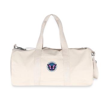 Papillon - Sac de sport en toile recyclée Stanley/Stella - blanc naturel - Devant