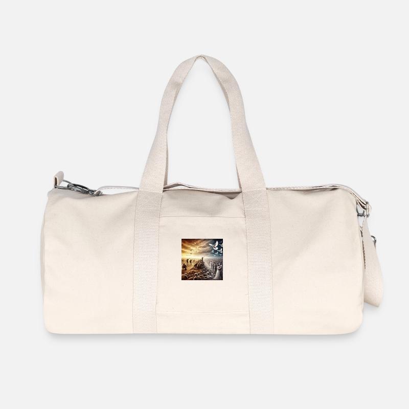 1000013523 - Recycelte Canvas-Sporttasche von Stanley/Stella - Naturweiß