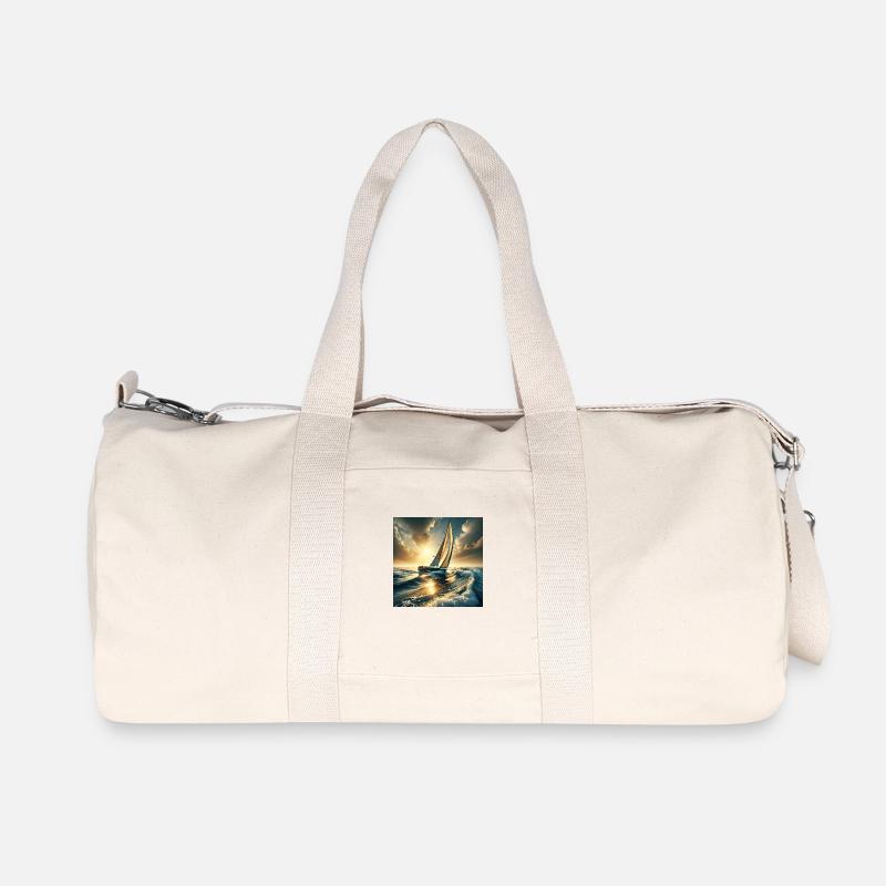 1000013530 - Recycelte Canvas-Sporttasche von Stanley/Stella - Naturweiß