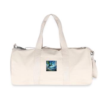 ED78E66C 3663 43B1 A7FE 2F8905C15A67 - Sac de sport en toile recyclée Stanley/Stella - blanc naturel - Devant