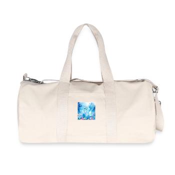 Ethereal Mermaid: A Dreamlike Journey Through - Recycled Canvas Sports Bag by Stanley/Stella - natural - Front