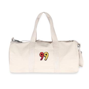 99 Number Symbol - Recycled Canvas Sports Bag by Stanley/Stella - natural - Front