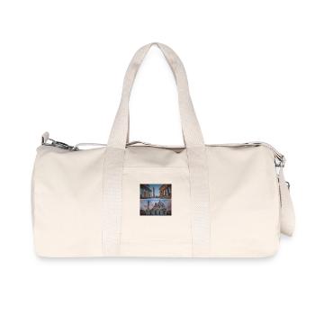 Italian cities - Recycled Canvas Sports Bag by Stanley/Stella - natural - Front