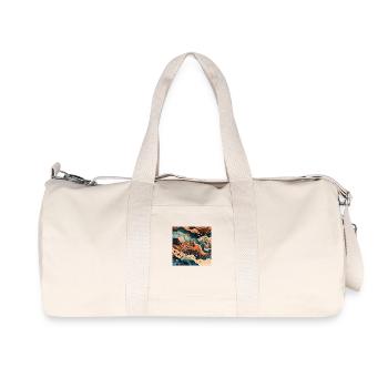 Diversity - Recycelte Canvas-Sporttasche von Stanley/Stella - Naturweiß - Vorne