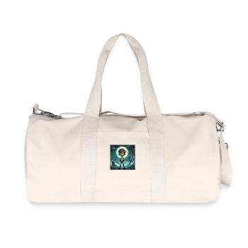 Zombi devant la pleine lune - Sac de sport en toile recyclée Stanley/Stella - blanc naturel - Devant