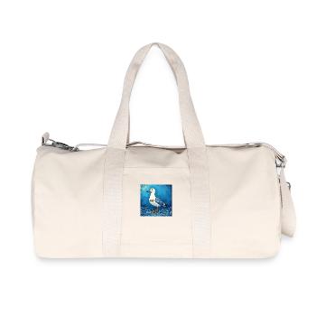 Hello - Recycled Canvas Sports Bag by Stanley/Stella - natural - Front