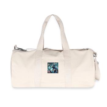 A futuristic Easter bunny - Recycled Canvas Sports Bag by Stanley/Stella - natural - Front