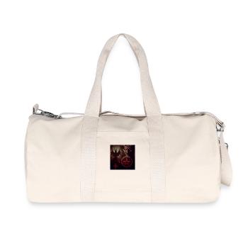 Luzifer und Dämon - Recycelte Canvas-Sporttasche von Stanley/Stella - Naturweiß - Vorne