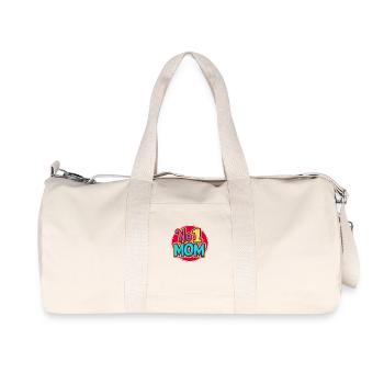 Maman numéro 1 – Fête des mères colorée et aimante - Sac de sport en toile recyclée Stanley/Stella - blanc naturel - Devant