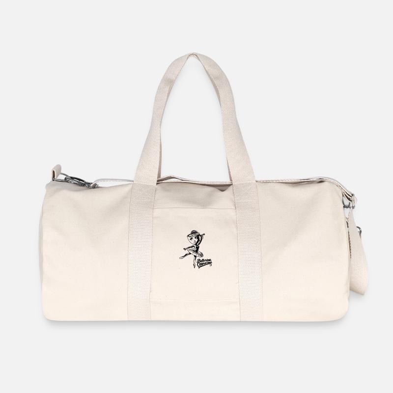 Ballerina Cappuccina - Recycelte Canvas-Sporttasche von Stanley/Stella - Naturweiß