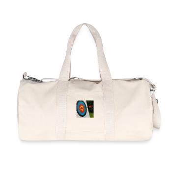 Sport - Tir à l’arc - Sac de sport en toile recyclée Stanley/Stella - blanc naturel - Devant