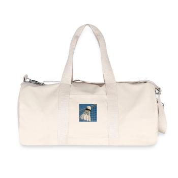 Sport - Badminton - Sac de sport en toile recyclée Stanley/Stella - blanc naturel - Devant