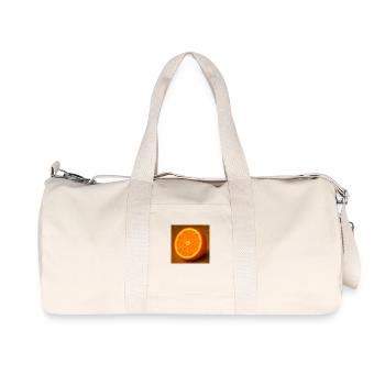 Split orange - Recycled Canvas Sports Bag by Stanley/Stella - natural - Front
