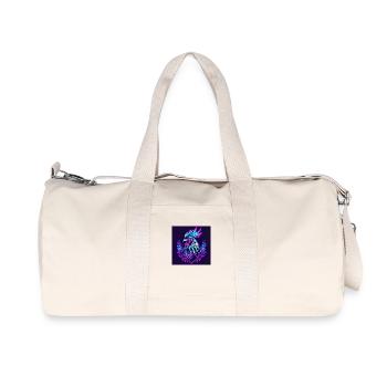 Rooster neon - Recycled Canvas Sports Bag by Stanley/Stella - natural - Front