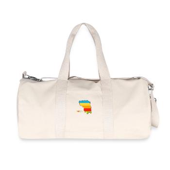 South L.A. - Recycled Canvas Sports Bag by Stanley/Stella - natural - Front