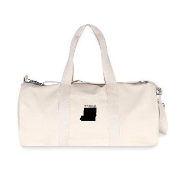 Koreatown L.A. Noir - Sac de sport en toile recyclée Stanley/Stella - blanc naturel - Devant