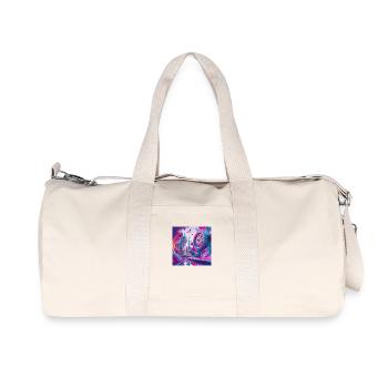 Hypersurréalisme - Sac de sport en toile recyclée Stanley/Stella - blanc naturel - Devant