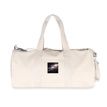 Illusion spatiale futuriste - Sac de sport en toile recyclée Stanley/Stella - blanc naturel - Devant