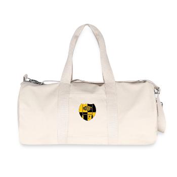 rugby - Sac de sport en toile recyclée Stanley/Stella - blanc naturel - Devant
