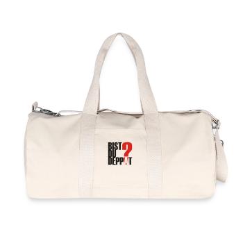 Êtes-vous Deppat? ... - Sac de sport en toile recyclée Stanley/Stella - blanc naturel - Devant