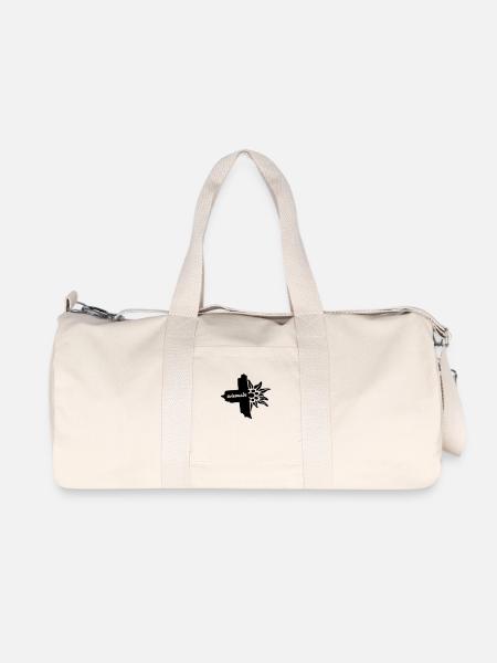 swissmade - Recycelte Canvas-Sporttasche von Stanley/Stella - Naturweiß