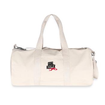 goalkeeper - Recycled Canvas Sports Bag by Stanley/Stella - natural - Front