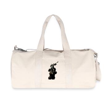 infantryman by DK - Sac de sport en toile recyclée Stanley/Stella - blanc naturel - Devant