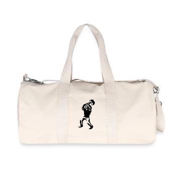 Travailleur avec marteau / Ouvrier avec Sledge - Sac de sport en toile recyclée Stanley/Stella - blanc naturel - Devant