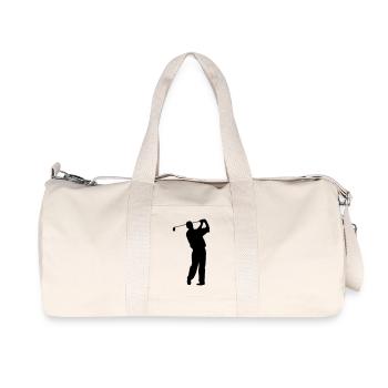 golf - Recycelte Canvas-Sporttasche von Stanley/Stella - Naturweiß - Vorne