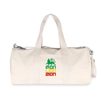 iron lion zion - Sac de sport en toile recyclée Stanley/Stella - blanc naturel - Devant