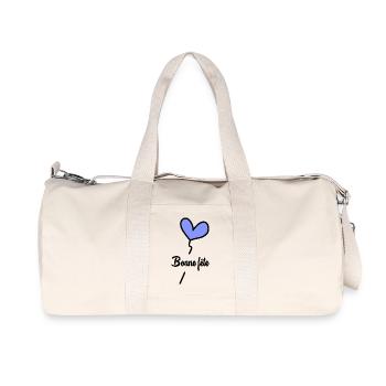 HAPPY BIRTHDAY. MOTHER'S DAY. FATHER'S DAY - Recycled Canvas Sports Bag by Stanley/Stella - natural - Front