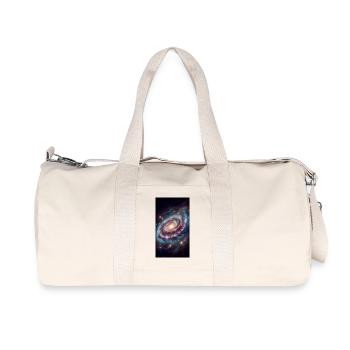 Pastel Galactic Vortex - Recycled Canvas Sports Bag by Stanley/Stella - natural - Front