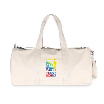 Lloret De Mar Party Crew - Recycelte Canvas-Sporttasche von Stanley/Stella - Naturweiß - Vorne