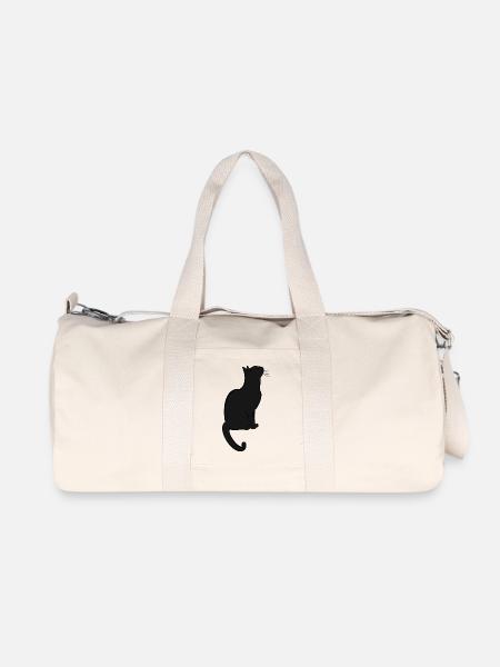 Eine süße Katze - Recycelte Canvas-Sporttasche von Stanley/Stella - Naturweiß