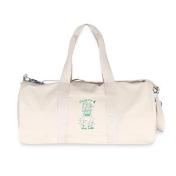 Crazy Cat & Plant Lady – Funny Cats & Plants - Recycled Canvas Sports Bag by Stanley/Stella - natural - Front