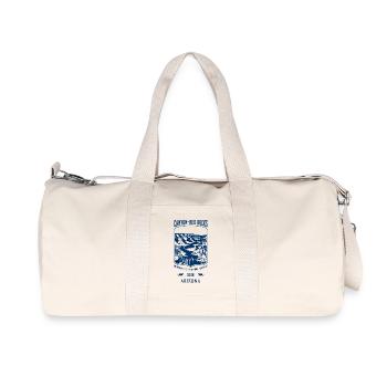 Canyon Arizona Blue - Recycled Canvas Sports Bag by Stanley/Stella - natural - Front