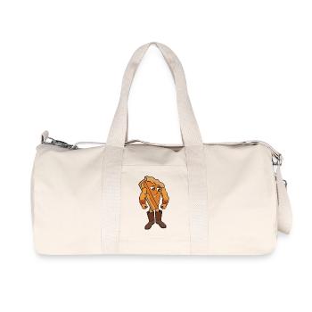 Strong Pie Wearing Boots - Recycled Canvas Sports Bag by Stanley/Stella - natural - Front
