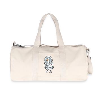 Space Goose Astronaut - Recycled Canvas Sports Bag by Stanley/Stella - natural - Front
