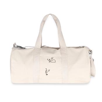 12 ans Cadeau 12e Anniversaire - 12 Ans - Sac de sport en toile recyclée Stanley/Stella - blanc naturel - Devant