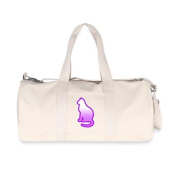 Cat - Recycled Canvas Sports Bag by Stanley/Stella - natural - Front