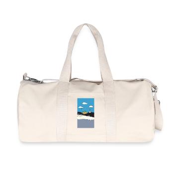 Sunrise over Bergen - Recycled Canvas Sports Bag by Stanley/Stella - natural - Front