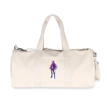 Gradienthaar-Charakter im Anzugsstil - Recycelte Canvas-Sporttasche von Stanley/Stella - Naturweiß - Vorne