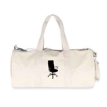 chaise de bureau - Sac de sport en toile recyclée Stanley/Stella - blanc naturel - Devant