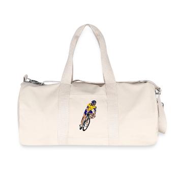 Cyclist - Recycled Canvas Sports Bag by Stanley/Stella - natural - Front