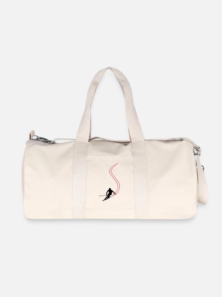 Ski ! - Sac de sport en toile recyclée Stanley/Stella - blanc naturel
