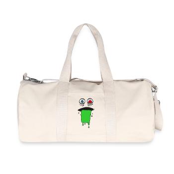 Slime Monster - Recycled Canvas Sports Bag by Stanley/Stella - natural - Front
