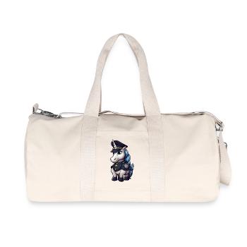 Licorne de la police - Sac de sport en toile recyclée Stanley/Stella - blanc naturel - Devant