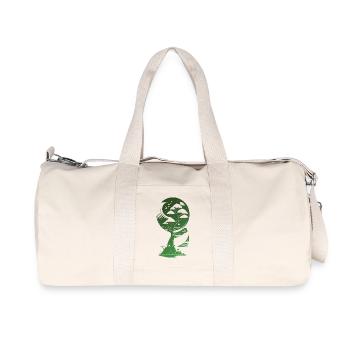 Mystischer Fantasy Baum Natur - Recycelte Canvas-Sporttasche von Stanley/Stella - Naturweiß - Vorne