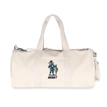 Knight Comic - Recycled Canvas Sports Bag by Stanley/Stella - natural - Front