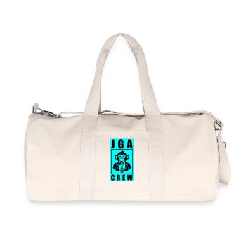 JGA Crew Junggesellenabschied Affe - Recycelte Canvas-Sporttasche von Stanley/Stella - Naturweiß - Vorne
